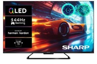 SHARP QLED TV 43GR8465E, 43", 4K, 144 Hz, Google TV, Quantum Dot